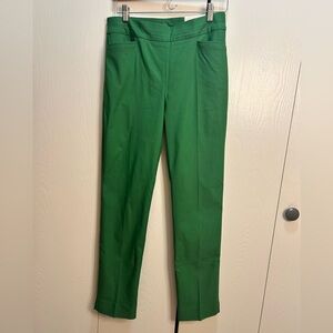Chico's Vibrant Green Straight Leg Pants